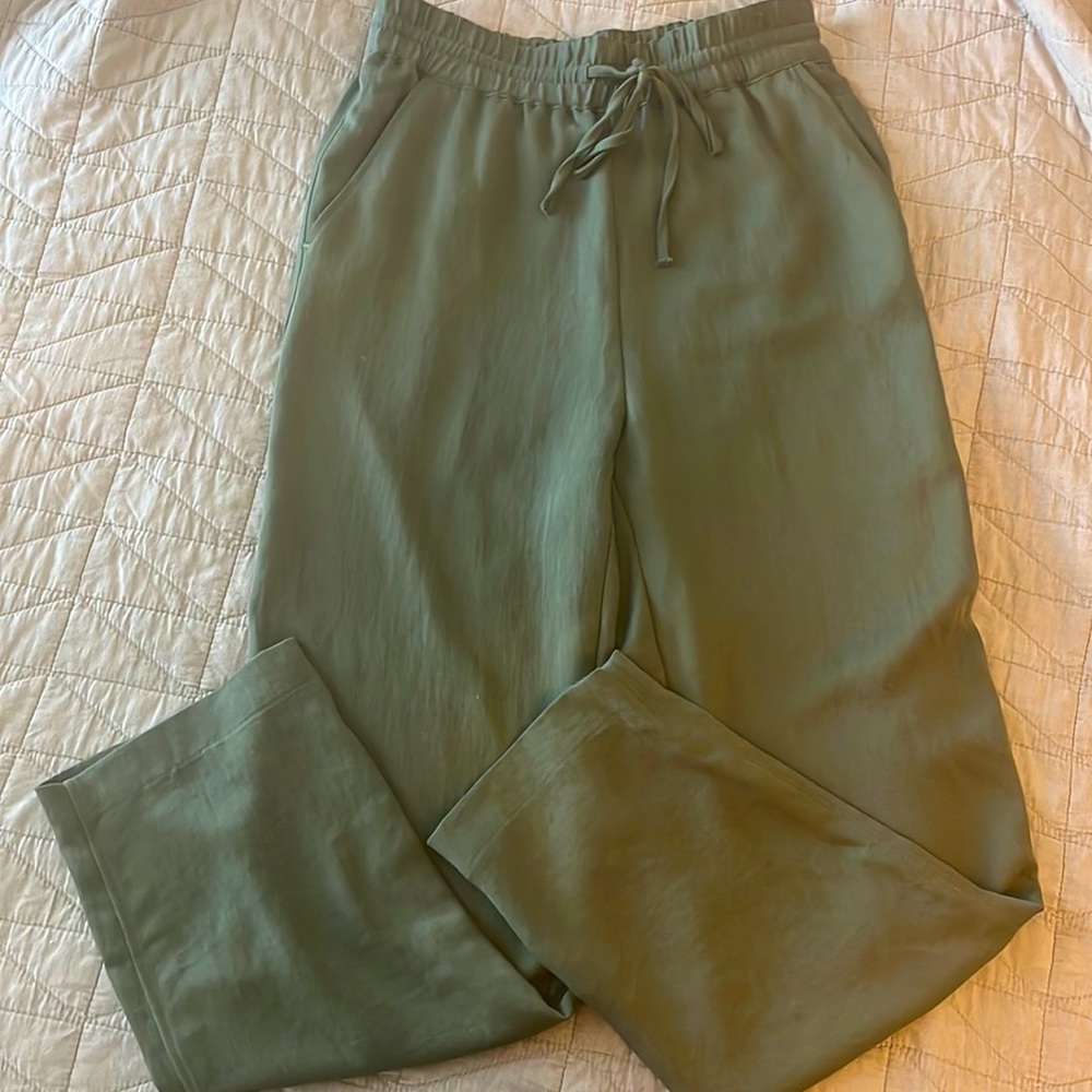 H&M Elastic Waist Pants- Olive Green
